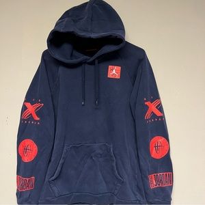 Nike Air Jordan Legacy Tinker Hatfield Spell Out Hoodie Size Medium